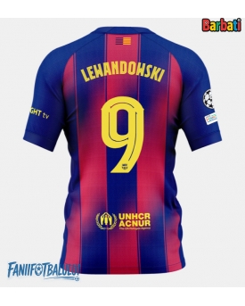 Barcelona Robert Lewandowski #9 Tricou Fotbal Replică 2025-26 Barbati Acasa
